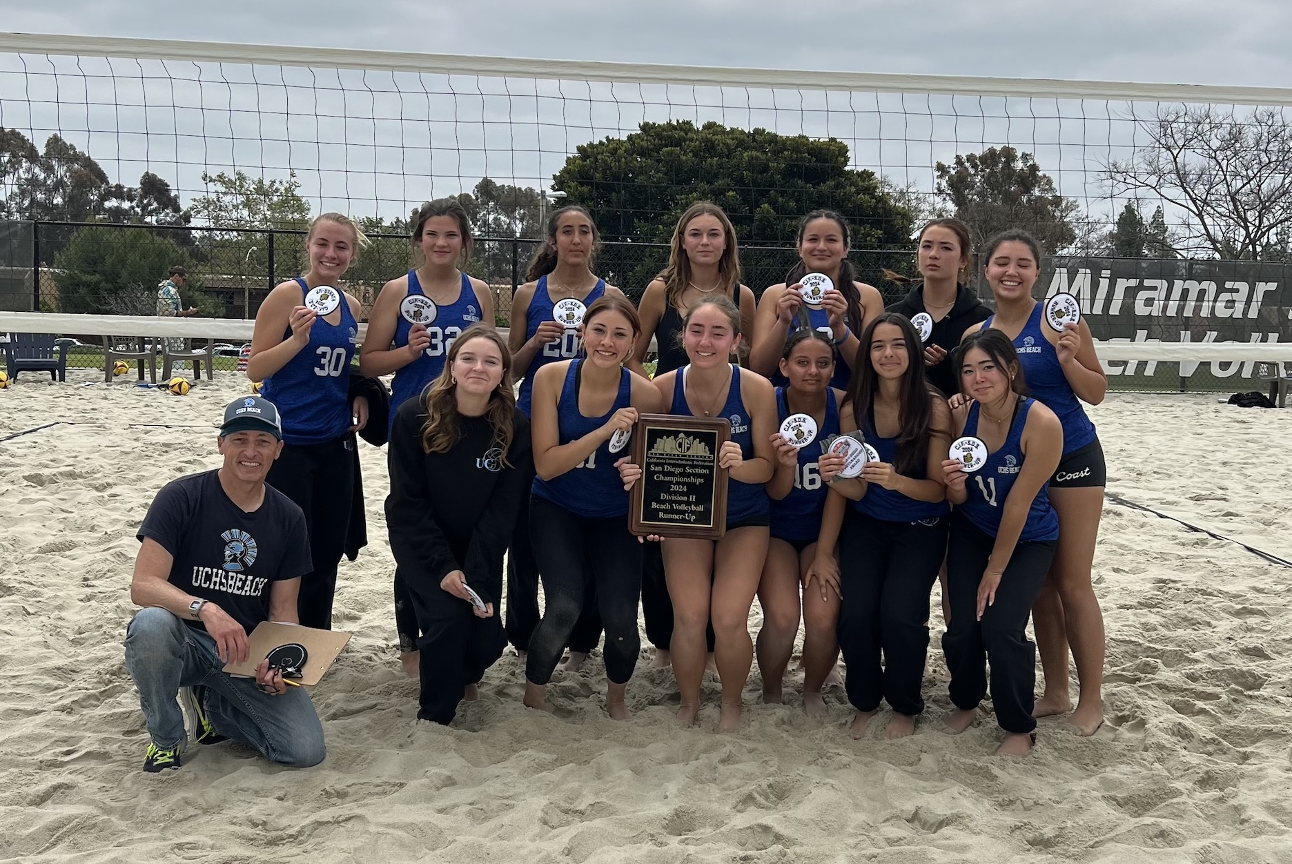 2024 Girls Beach 2nd Place Div2   mini