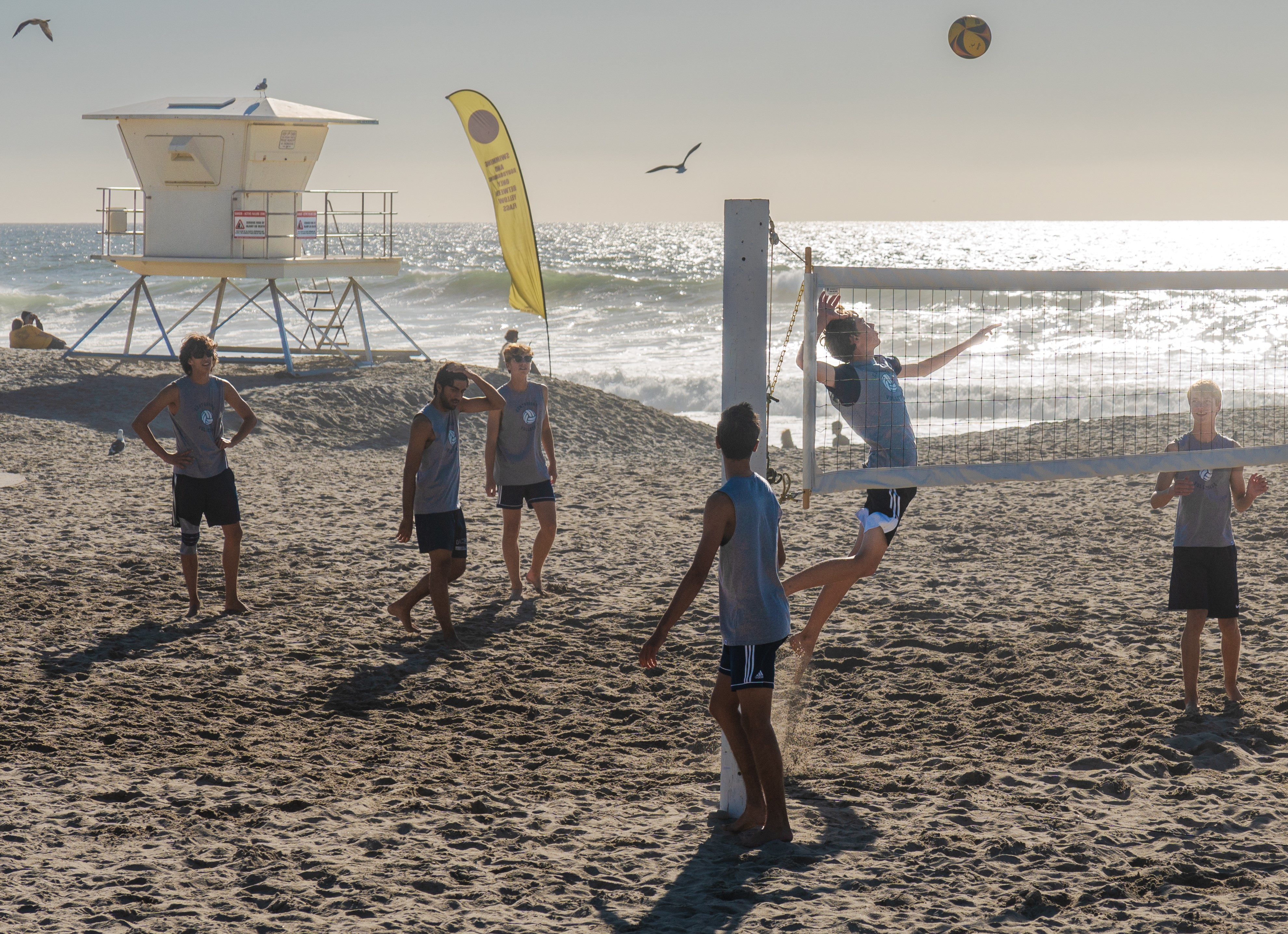 Moonlight Beach - Nate, Shahab, AJ, Marty, Dash and Trevor